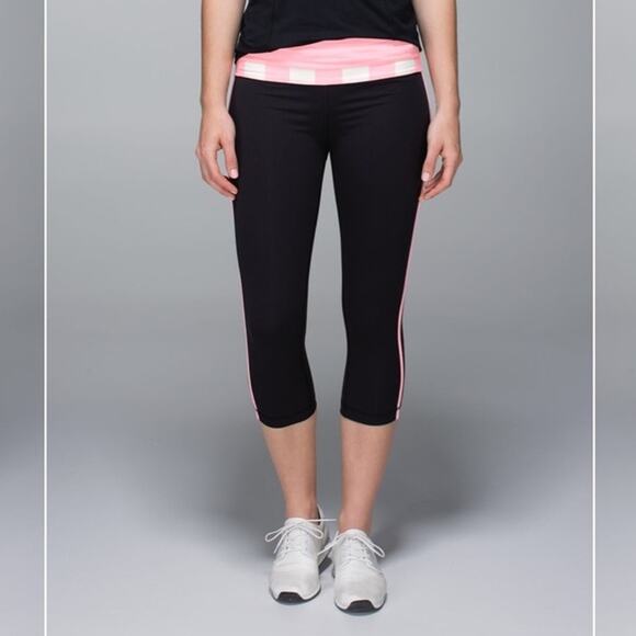 Lululemon Up The Pace Cropped Leggings Size 2 - Picture 1 of 11